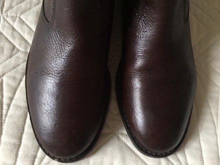 коричневые кожаные ботинки полусапоги Kenneth Cole оригинал 
натуральная кожа в. . фото 11