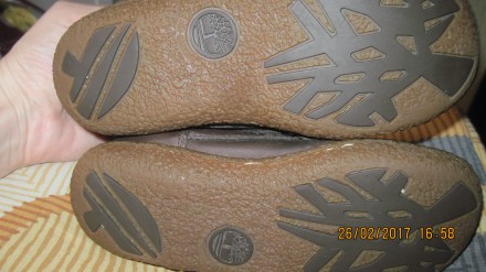Демисезонные ботиночки-туфли из натуральной кожи от Timberland (оригинал). Само . . фото 8