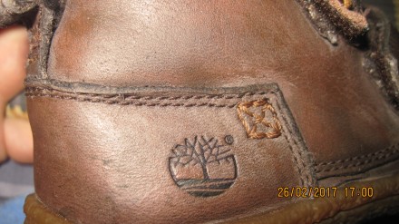 Демисезонные ботиночки-туфли из натуральной кожи от Timberland (оригинал). Само . . фото 11