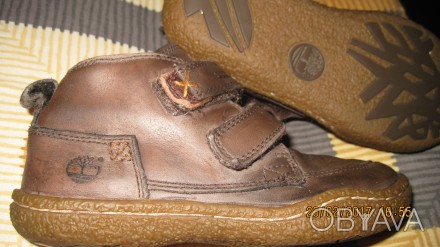 Демисезонные ботиночки-туфли из натуральной кожи от Timberland (оригинал). Само . . фото 1