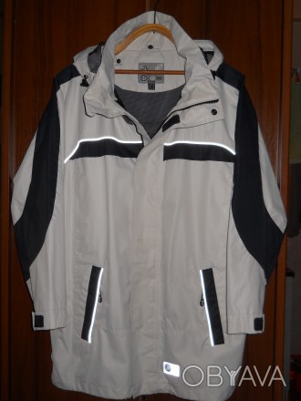 Термокуртка универсальная непромокаемая и непродуваемая со съемной флисовой подк. . фото 1