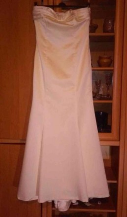Новое свадебное, вечернее платье, цвет "шампань", на подкладке (США). Размер 44-. . фото 3