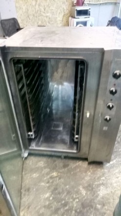 Конвекционная печь бу с ручной подачей пара и принудительной вентиляцией предназ. . фото 3