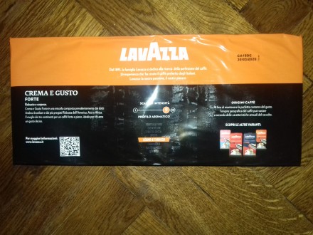 Цена за 1 пачку 250г 
Кофе молотый 250г Lavazza Crema e Gusto Forte, пр-во Итал. . фото 3