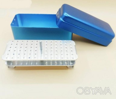 Алюминиевый контейнер для высокотемпературной стерилизации стоматологических бор. . фото 1