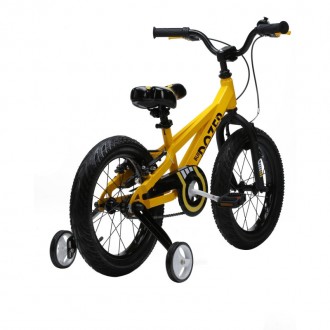 Велосипед для девочек и мальчиков RoyalBaby Bull Dozer 16", жёлтый - обладает от. . фото 6