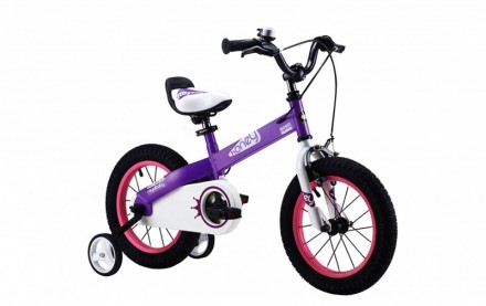 Велосипед для девочек и мальчиков RoyalBaby Honey 16", фиолетовый - детский вело. . фото 7