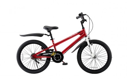 Велосипед для девочек и мальчиков RoyalBaby Freestyle 20", красный - детский вел. . фото 2