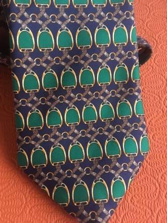 Новый галстук All Silk, Made in England, очень красивый принт, ширина 9,5 см, дл. . фото 2
