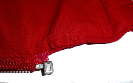Теплая детская красная куртка с капюшоном 
Размер:   104 / 2-4 года.   
Ткань . . фото 5