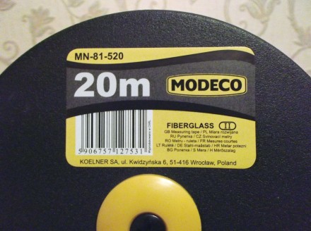 Продам новую рулетку Modeco
20м
Материал - Fiberglass
Производитель - Польша
. . фото 5