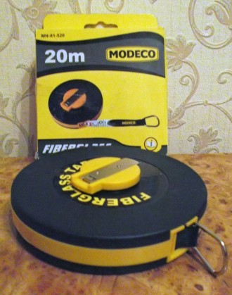 Продам новую рулетку Modeco
20м
Материал - Fiberglass
Производитель - Польша
. . фото 2