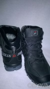 Зимние мужские ботинки FOLLA. - модель сочетающая в себе современные материалы, . . фото 9