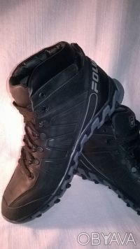 Зимние мужские ботинки FOLLA. - модель сочетающая в себе современные материалы, . . фото 5