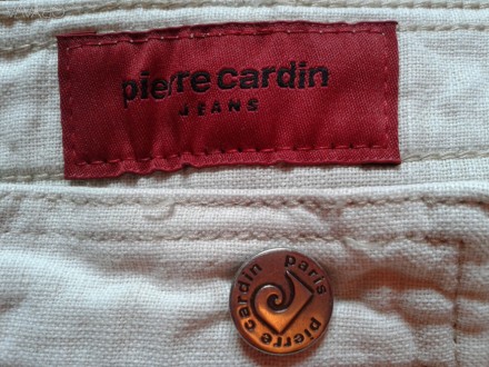Мужские летние джинсы PIERRE CARDIN, цвет слоновой кости, состояние новой вещи, . . фото 7