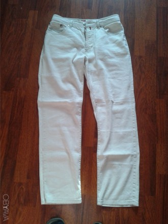 Мужские летние джинсы PIERRE CARDIN, цвет слоновой кости, состояние новой вещи, . . фото 2