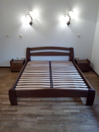 Дерев'яне ліжко буде прикрашати Ваш дім і буде створювати незабутнє відчуття ком. . фото 3