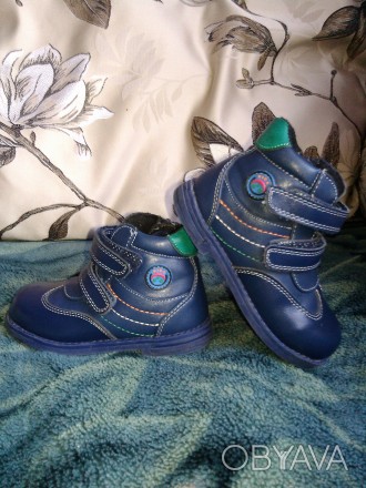 Демисезонные ботинки Tom.m для мальчика на весну-осень . Очень удобные.
Размер . . фото 1