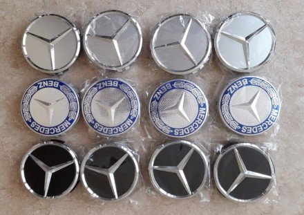 Колпачки (заглушки) в диски Mercedes-Benz

Наружный диаметр 75 мм, посадочный . . фото 2