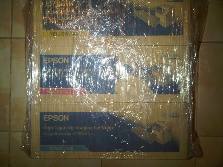 Продам комплект цветных картриджей для Epson AcuLaser C3800 (1124 yellow; 1125 m. . фото 2