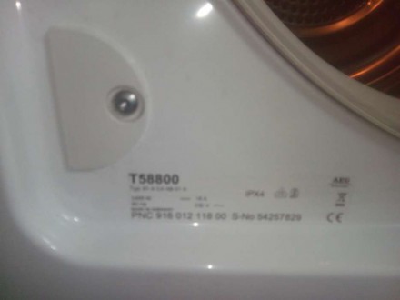 Сушильний барабан Електролюкс AEG lavatherm t58800 у відмінному стані!!! Made in. . фото 5