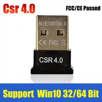 mini USB Bluetooth 4.0 адаптер Dual Mode с высокой скоростью передачи данных. По. . фото 2