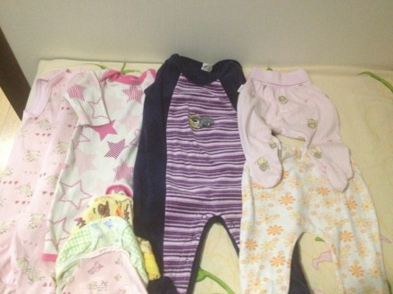 Продам пакет одежды для новорожденной девочки,от 0 и до 3 месяцев. Размер 56-68,. . фото 9