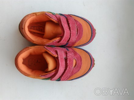Продам кроссовки на девочку, 22 размера на липучках, фирмы ZARA.Длина подошвы 16. . фото 1
