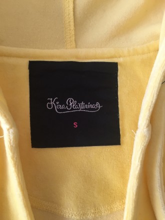 желтая махровая мастерка олимпийка кофта на замке Kira Plastinina с капюшоном S
. . фото 4