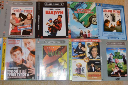 ДВД диски с комедиями(б/у, отл. сост., в боксах, с цветной полиграфией, лицензио. . фото 8