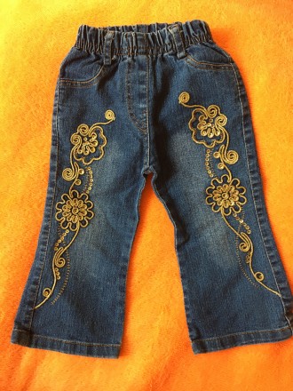 Продам джинсы на девочку в хорошем состоянии (длина штанов 44 см, внутренняя дли. . фото 2