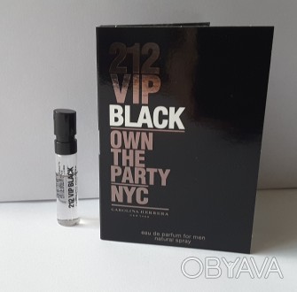 Парфюмированная вода 212 VIP Black от бренда Carolina Herrera поможет вам открыт. . фото 1