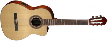 Классическая гитара Cort AC120CE OpenPore (AC120CE OP) в идеальном состоянии, бе. . фото 4
