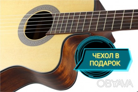 Классическая гитара Cort AC120CE OpenPore (AC120CE OP) в идеальном состоянии, бе. . фото 1
