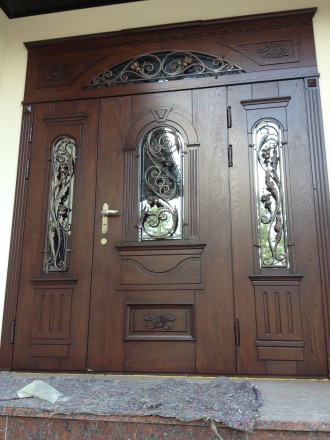 Двері вхідні в особняк. Двері в будинок. Кращі матеріали та ексклюзивний дизайн.. . фото 2