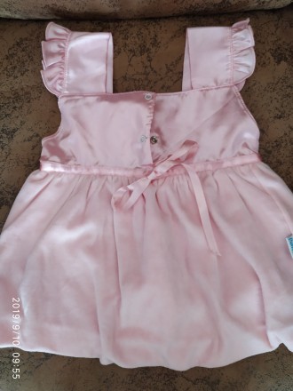 Нарядный красивый розовый сарафан на девочку (размер 68, 6 месяцев, при необходи. . фото 3