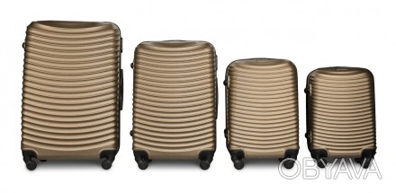 Набор чемоданов Fly 1053 отличает лёгкий вес и строгий дизайн. Идеально подойдет. . фото 1