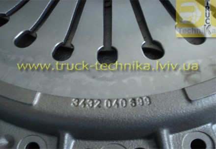 Корзина сцепления Scania 430мм нажимной диск
 Корзина зчеплення Scania 430мм на. . фото 7