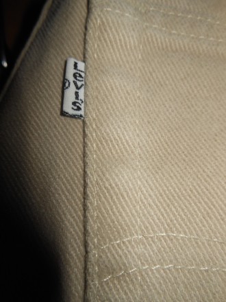 Отличные мужские джинсы песочного цвета от Levis. 100% хлопок. Отлично сидят, не. . фото 4