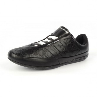 Мужские кожаные кроссовки в черном цвете стиль Adidas модель Porsche Design. Про. . фото 2