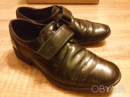 Туфли школьные для мальчика TM FS collection (Украина), полностью кожаные, супин. . фото 1