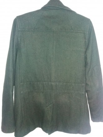 Полупальто мужское, бренд Hennes Mauritz (60% шерсть, цвет черный). Размер 50-52. . фото 4