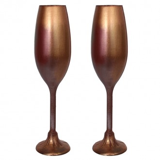Шампанское с бокалами из высококачественного бельгийского шоколада в оригинальны. . фото 4