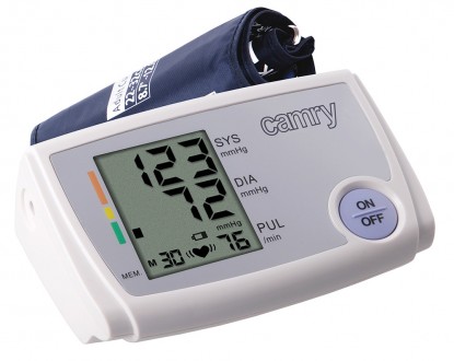 Тонометр запястный Camry CR 8410 предназначен для измерения артериального давлен. . фото 2