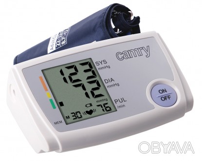 Тонометр запястный Camry CR 8410 предназначен для измерения артериального давлен. . фото 1