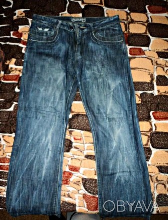 Продам мужские джинсы без потёртостей и без дырок, в прекрасном состоянии!! Обхв. . фото 1