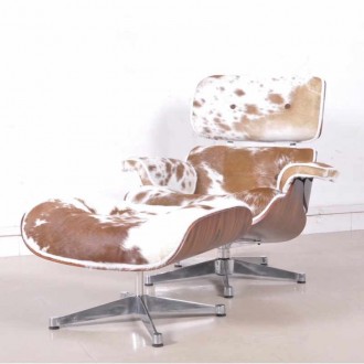 Дизайнерское кресло Eames Lounge Chair & Ottoman, кожа пони.
Киев Кресло Релакс. . фото 5