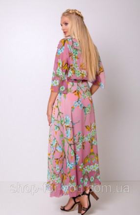 Стильное длинное женское шифоновое платье - туника для пляжа
Выглядеть ярко, мод. . фото 6