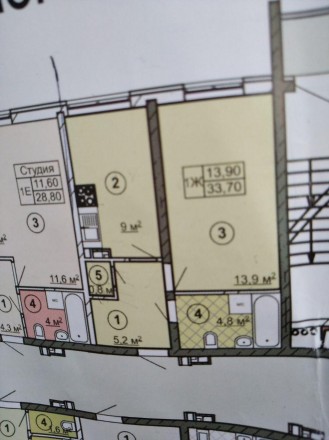 Квартира идеальной планировки 34 кв.м. Выделено место для гардеробной 1 кв.м. Ок. Малиновский. фото 6