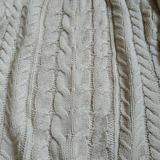 Базовый бежевый свитер с косами грубой вязки от Lindex
Размер указан -S-ка
дли. . фото 5